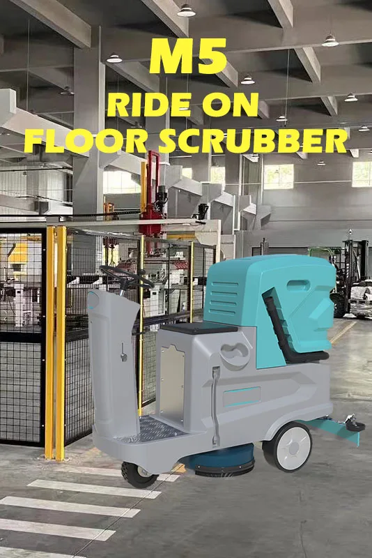 آلة غسيل بلاط الأرضيات ، عرض تنظيف المستودعات ، M5 ،