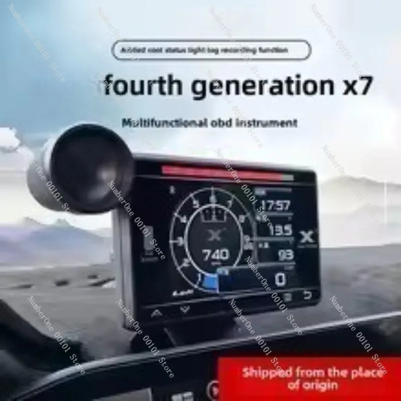 Car modification multi-function OBD+GPS instrument, water temperature turbine oil temperature gauge, G-value gyroscope