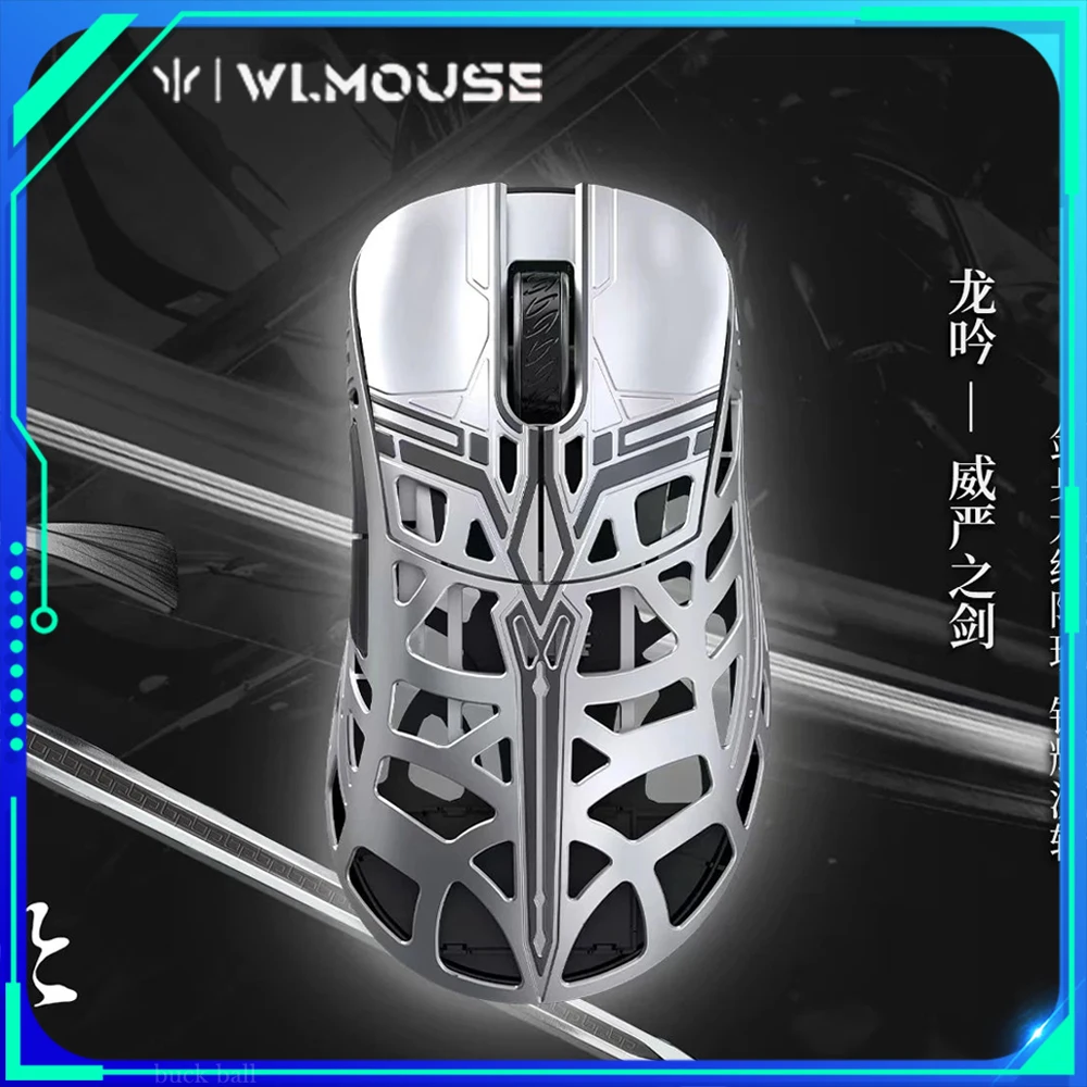 

Wanling Wlmouse Sword X Mouse Dual Mode PAW3950HS Wireless Gaming Light Weight Rgb Mouse Gamer Office Pc Accessories Gifts