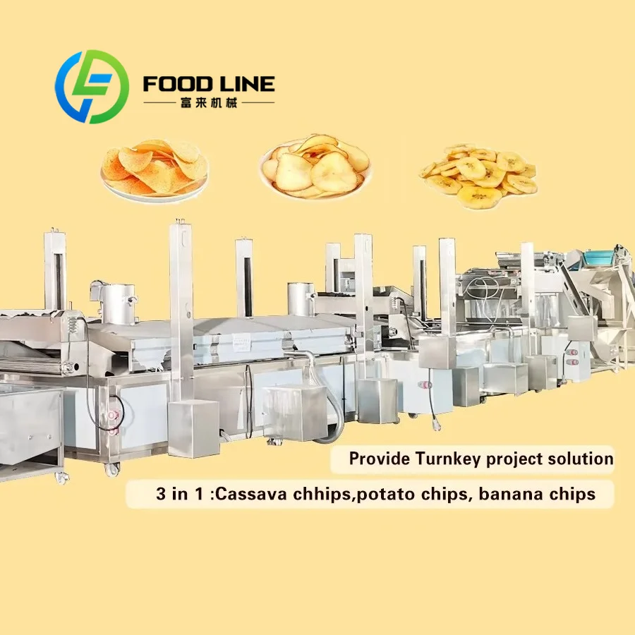 

Energy Saving French Fries Production Line Optimized Heating Circuit Lower Fuel Power Consumption For Long Term Operation