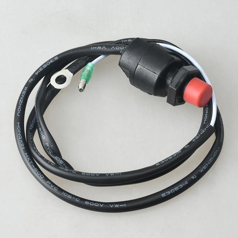 6E9-82575-00/01/02/03/04 65W-82575-00/01 63V-82575 Kill Stop Switch & Safety Tether Lanyard for Yamaha / Tohatsu Outboard Engine