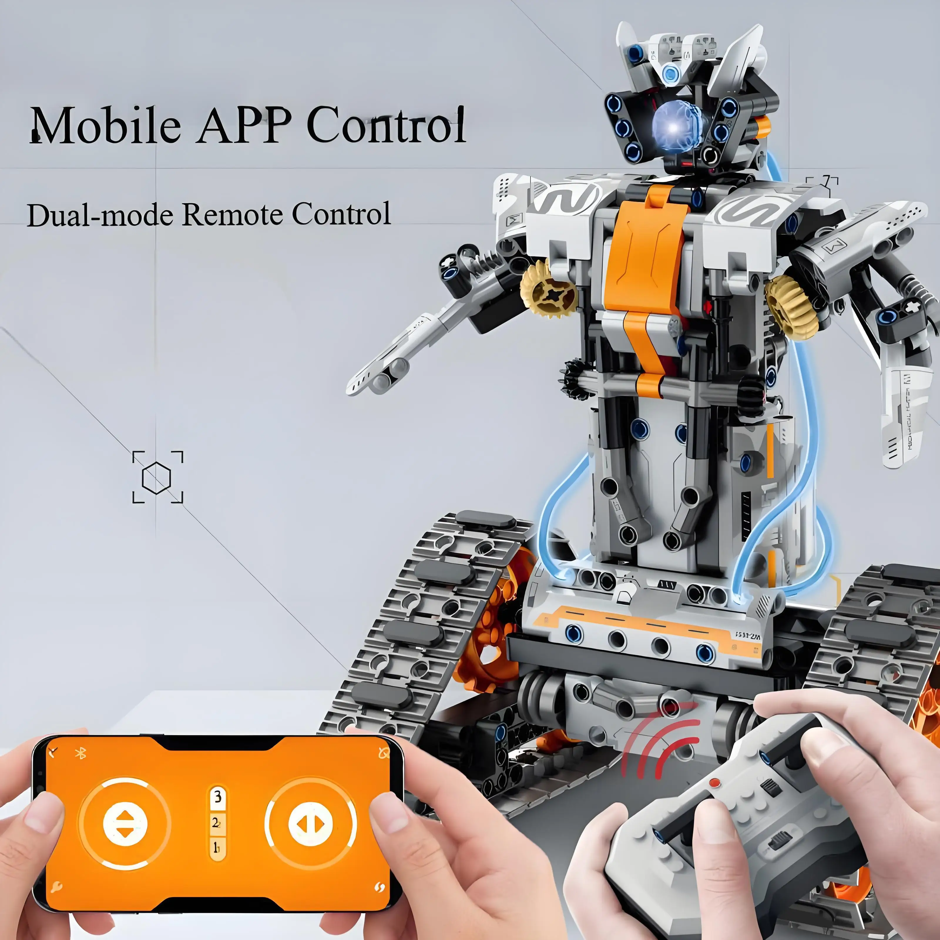 مكعبات بناء ABS للأطفال والأب، ألعاب تعليمية جذعية، 1000+ قطعة من الطوب الإبداعي، وقت ربط الأب والطفل، هدية آمنة وممتعة