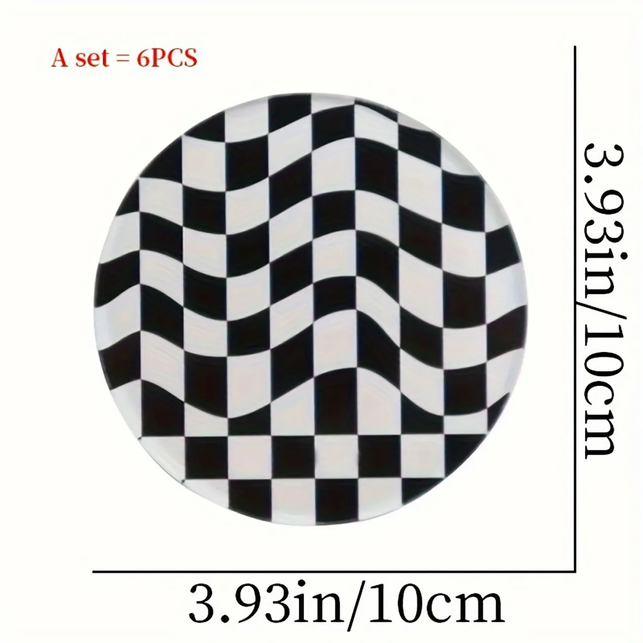 6 Pieces - Wooden Coasters, Anti Slip and Heat-Resistant Dining Table Decorations, Coffee Shop Restaurant Gifts view 4