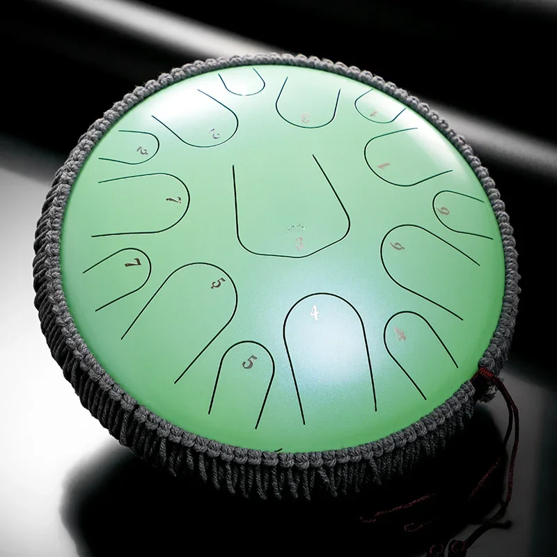 

[Pearlescent Paint Class C Alloy] New 15-tone Ethereal Drum 14-inch Steel Tongue Drum Ethereal Drum Instrument