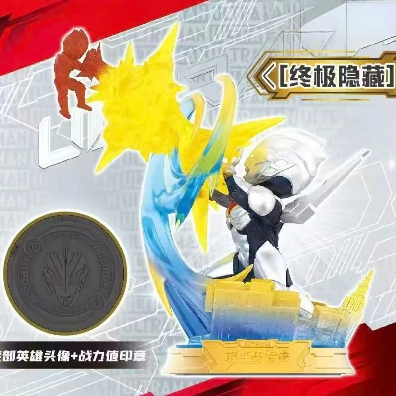 KAYOU Genuino Ultraman Hero Emblem Series Doll Seal Collezione Card Noa Flash Card Anime Periferica Collezione di carte regalo