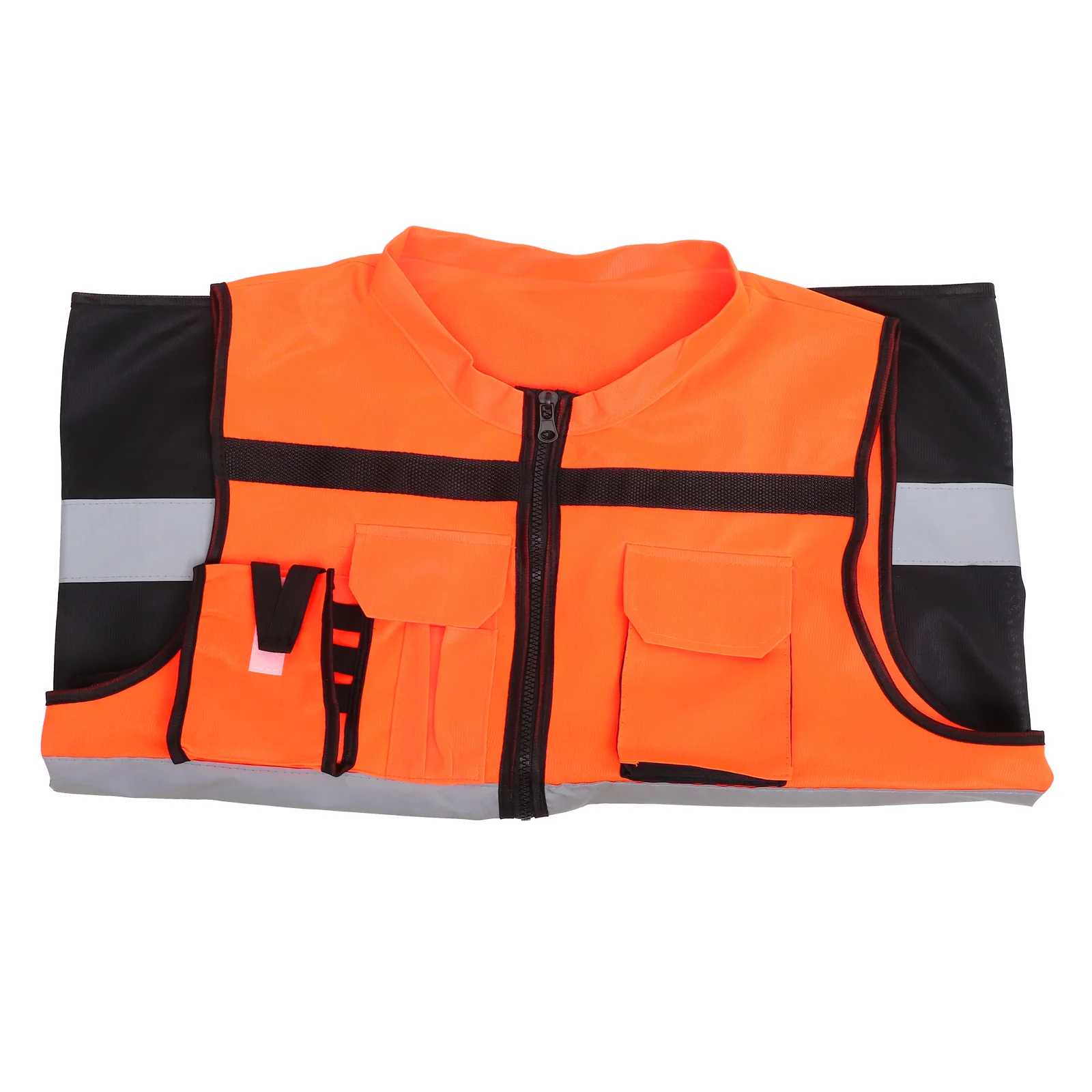 Reflective Safety Clothing Comfortable Vest Construction High Visibility Jersey Running Cycling Nylon Fabric Men