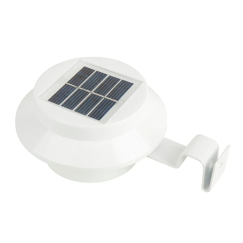 Waterproof Outside Wall Garden Solar Lamp Light 3 LED IP65 Light Sensor Control Solar Powered Fence Gutter Solar Outdoor