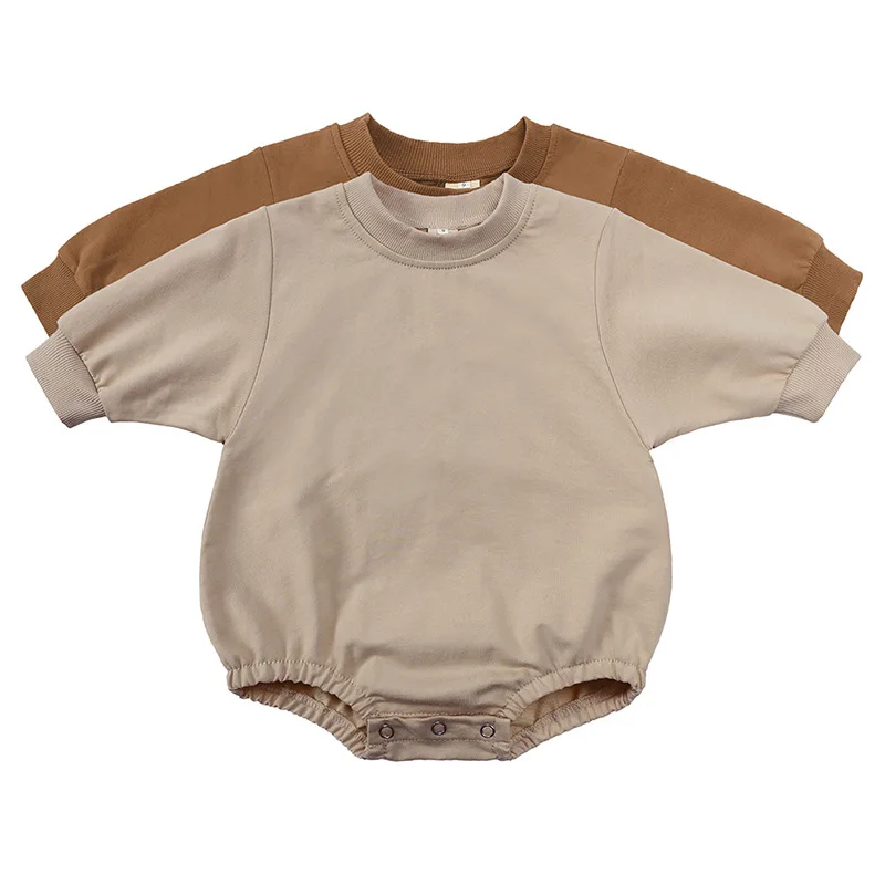 Korean Style Baby Romper Suit Spring Autumn Unisex Crawling Suit Bottom Covering Clothes Baby Harem Pants Newborn Outfit