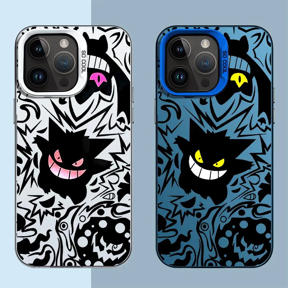 Pokemon Gengar Handy hülle für Apple iPhone 11 13 14 Pro Max 15 Pro Max XR 12 Pro Max x 14 Plus XS