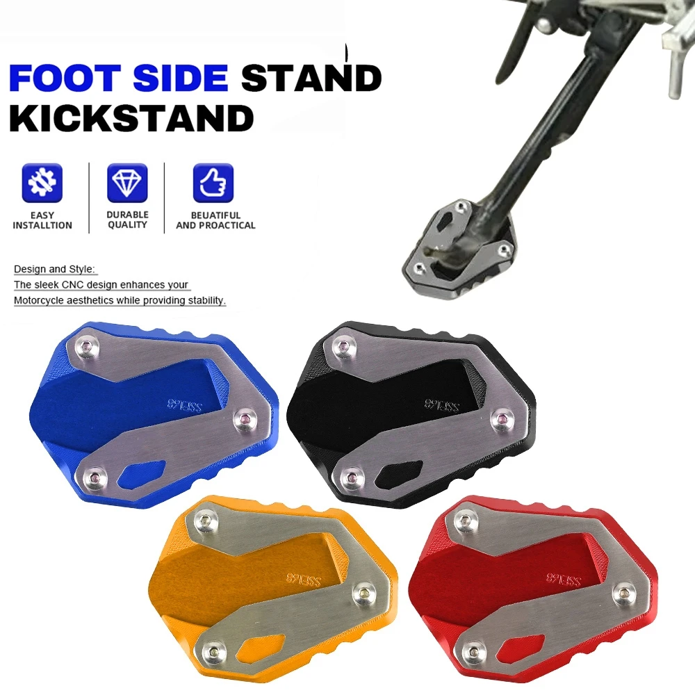 

Motorcycle Accessories Kickstand Side Stand Enlarger Pad Plate For YAMAHA NIKEN MT-03 MT-25 MT03 ABS MT25 YZF-R3 YZF R3 R25