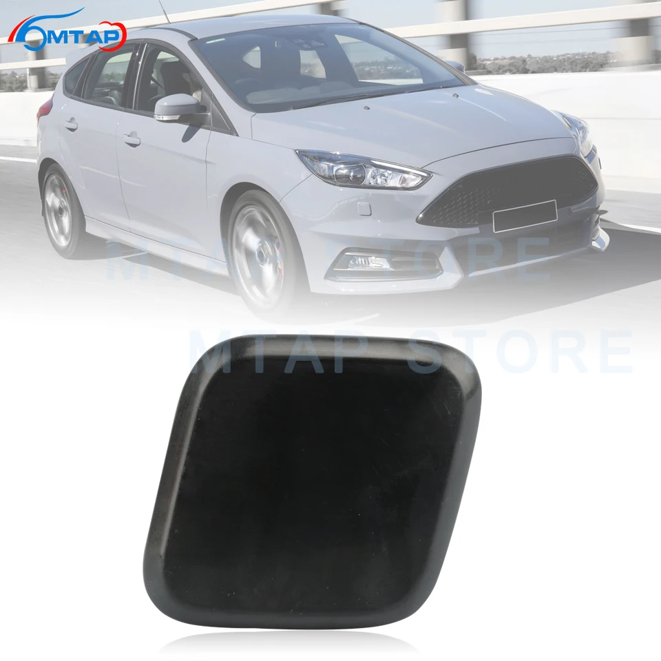 

MTAP Car Front Bumper Headlight Washer Nozzle Cover For Ford Focus MK3 2015 2016 2017 2018 Headlamp Water Sprayer Jet Cap Lid