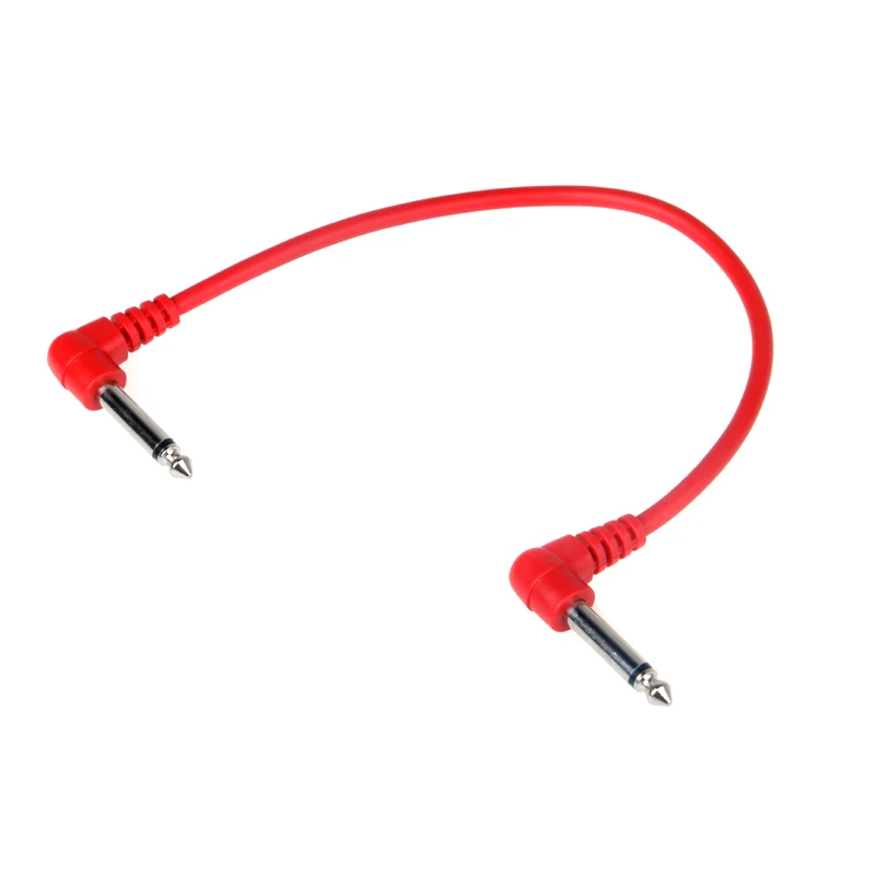 Guitar Effect Six-color Connecting Cable Set Colored Guitar Jumper Tilted for Guitar Effect Pedal