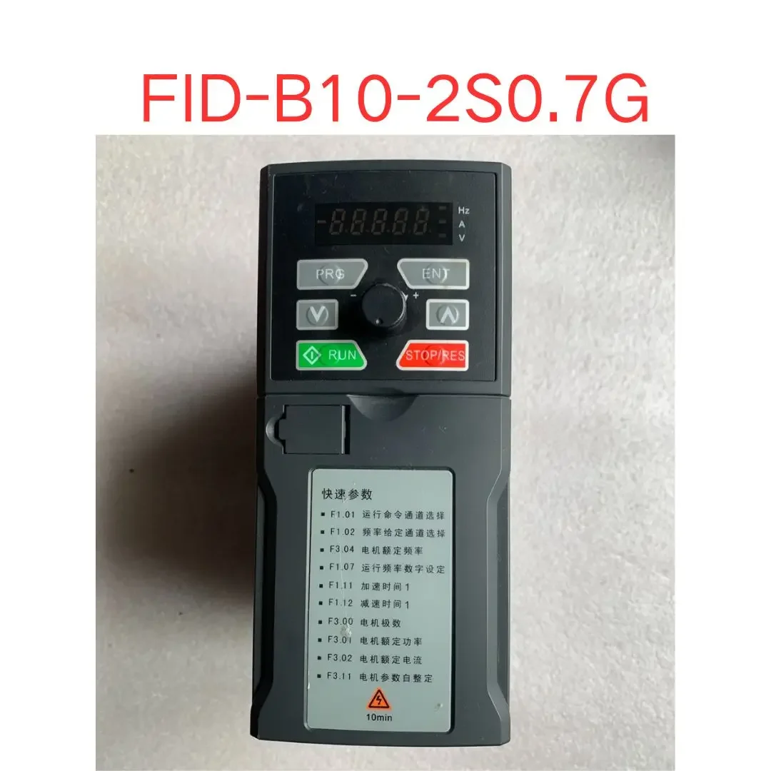 

Second-hand FID-B10-2S0.7G inverter 0.75KW test OKTest and deliver