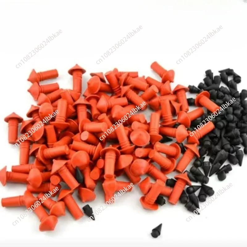 for Electric vehicle motorcycle vacuum tire repair bullet mushroom nail mushroom head rubber bullet, large small/20 packs