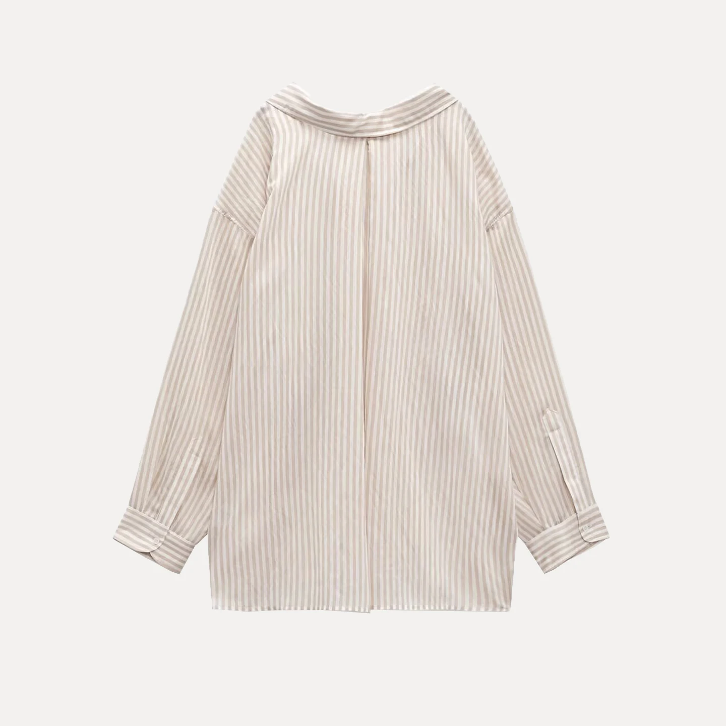 Z-Cseta hoada a rayas para mujer, moda informal, versátil, personalidad, manga larga, estilo europeo, calidad super...