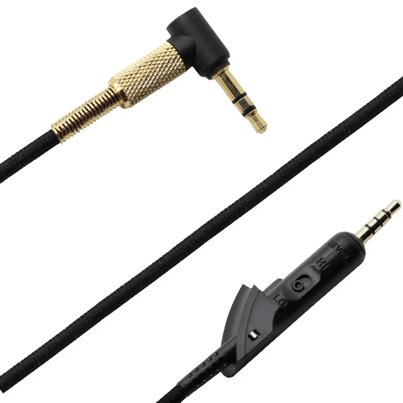 Silver Plated Upgrade Audio Replacement Cable Fit Bose Quiet Comfort QC15 QC2 Noise Cancelling Headphones