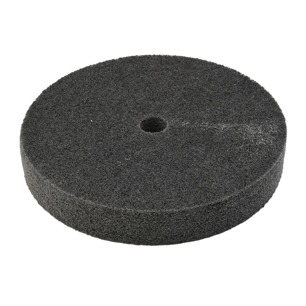 Wheel Polishing pad For jewelry Grinding Metal fabrication Gray 150mm 25mm thickness Replacement Parts 180 grit