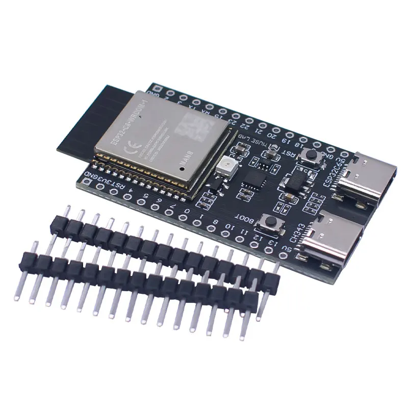 Imagem -06 - Wifi Placa de Desenvolvimento Bluetooth Módulo Bluetooth para Nano Arduino Internet das Coisas Esp32-c6-wroom1 Tipo-c 4mb Flash