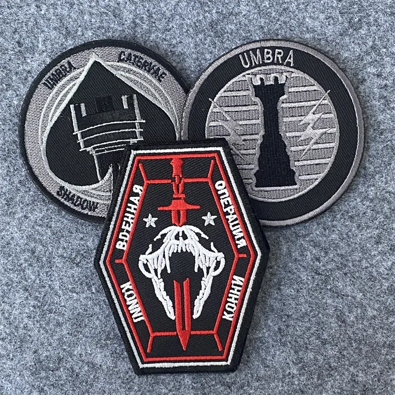 

Umbra Call of Duty Embroidered Patch Military Tactical Morale Badge Armband Hook and Loop Clothing Backpack Decorative Sticker