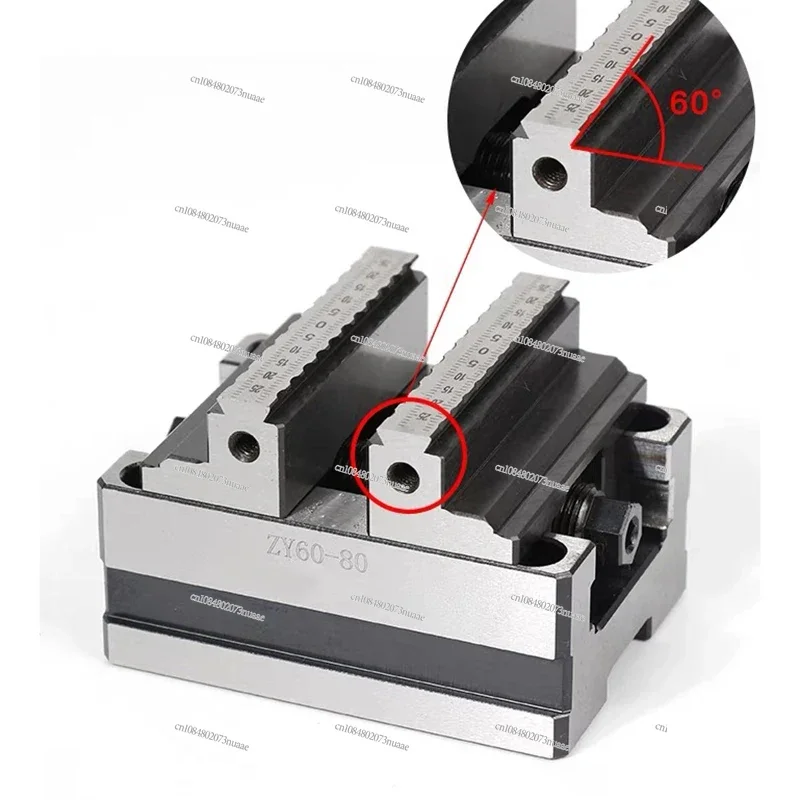 High Precision Four Turntable Fixture, Automatic Centering Numerical Control Clamp CNC 0.03MM