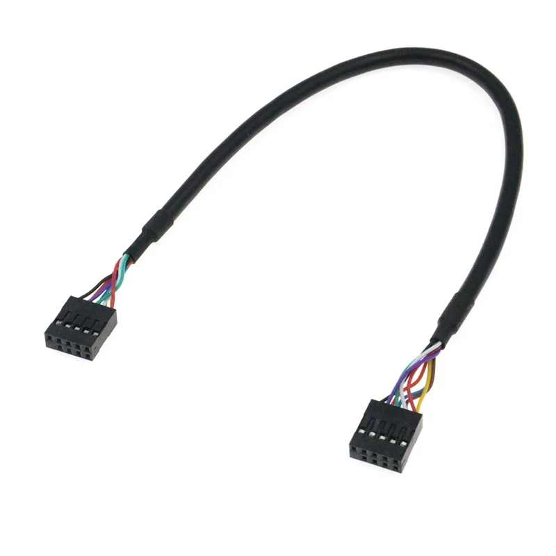 Best Quality For Chassis Motherboard 30cm/50cm USB 2.0 9pin Female To Female Internal Motherboard Header Cable