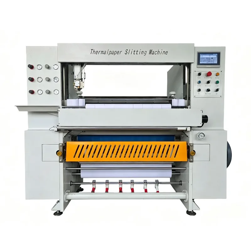 Customized Thermal Print Paper Rewinder And Splitter Machines Paper Slitter Rewinder Making Machine For Thermal Roll