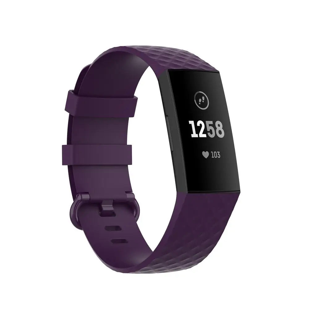 Siliconen slimme horlogeband voor Fitbit Charge 4-band Sport Smartwatch-polsband voor Fitbit Charge 3/3 SE-armband correa