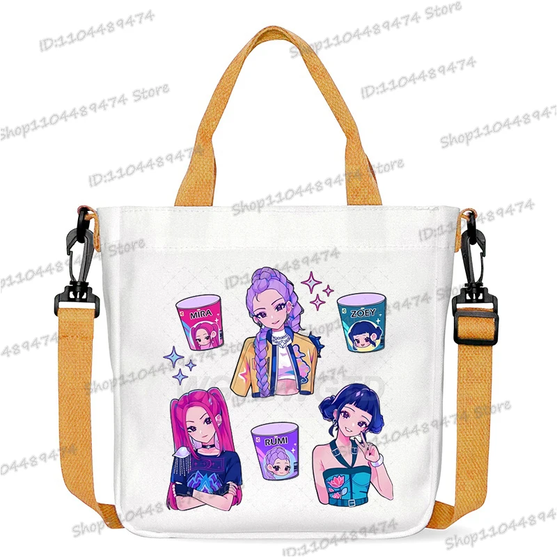 شخصيات أنيمي أنيمي قماش الكورية Ulzzang حقيبة كروسبودي المرأة هدايا الهالوين مربع حقيبة ساعي حقيبة كتف الطالب