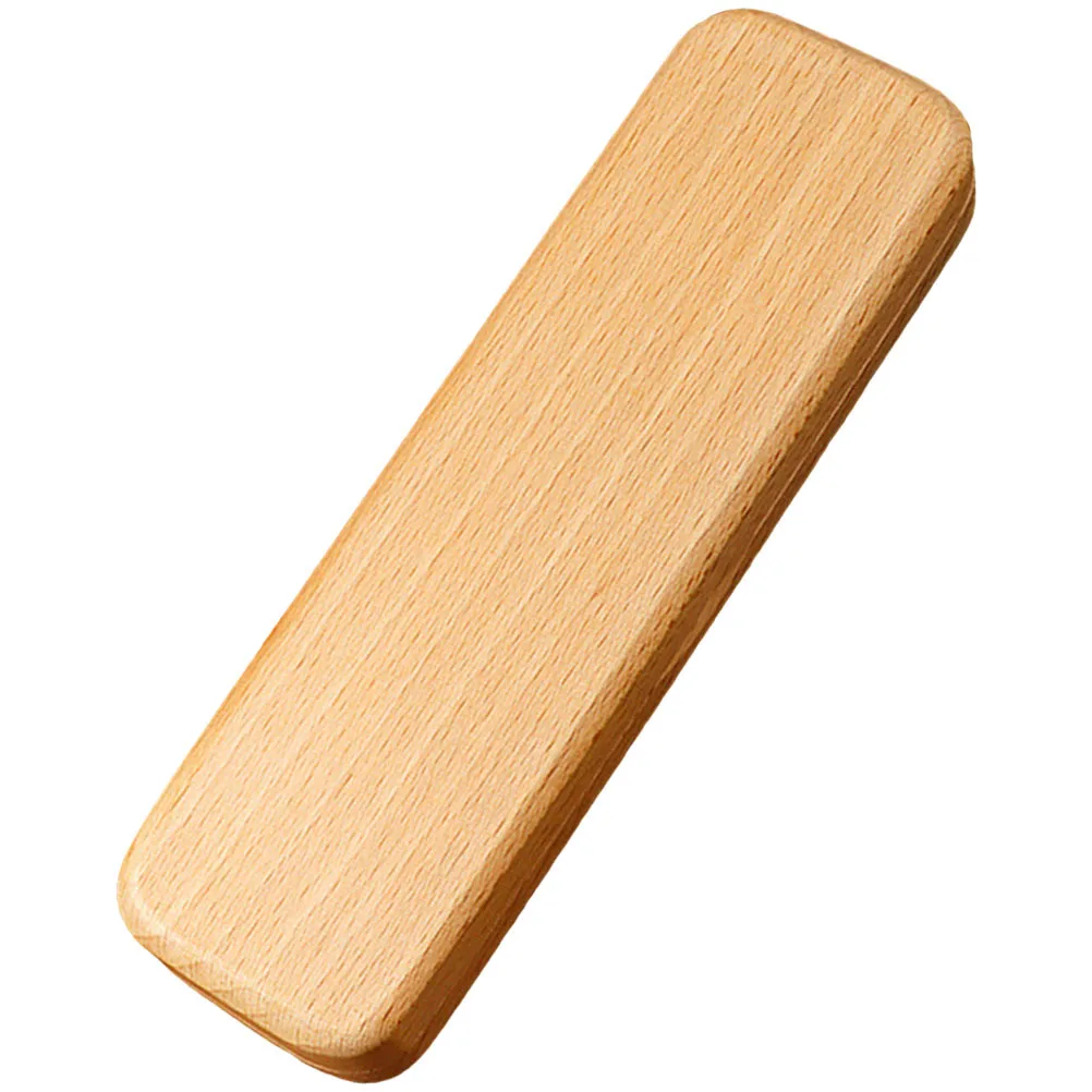 Single Wood Pen Holder Premium Wooden Pencil Box for Classroom Gift Empty Pen Organizer Storage Case Display Box for Birthday