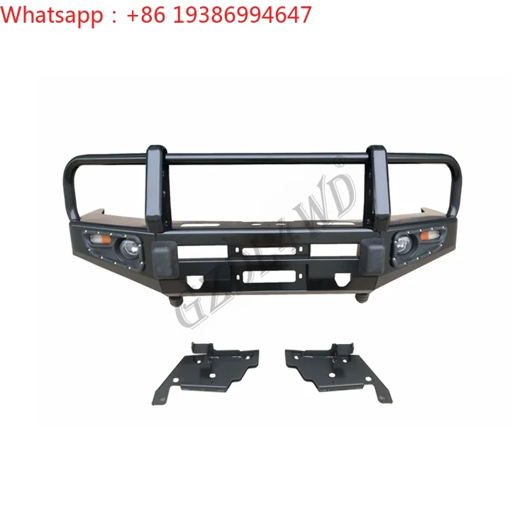 For STEEL Heavy Duty Winch Bumper Suits 4x4 Bull bar Front & Rear Bumper for 2000+ GU1/2/3 GU4 Patrol Y61