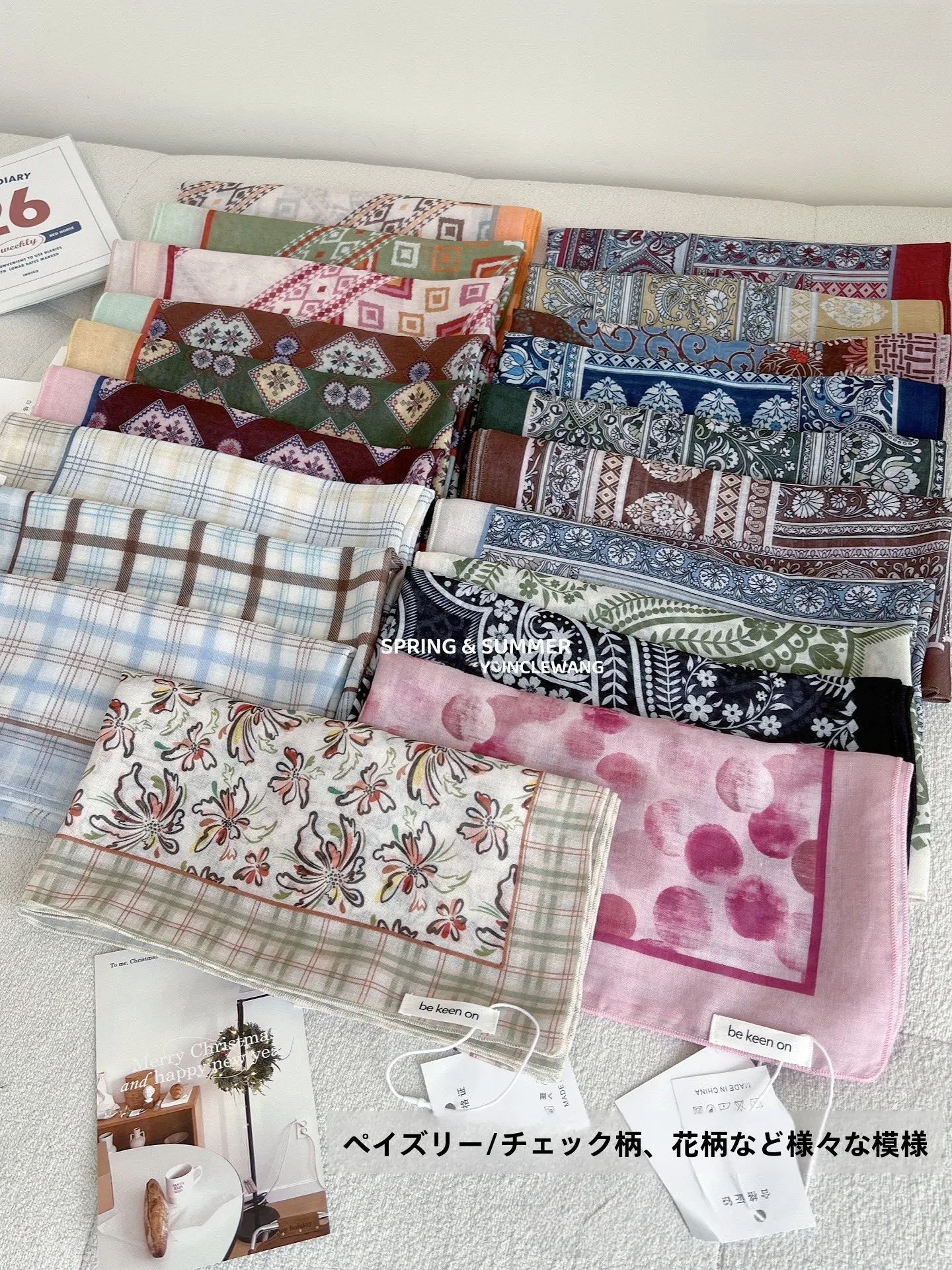lenco-feminino-coreano-de-algodao-e-linho-leve-com-estampa-floral-para-primavera-verao-protecao-para-o-pescoco-acessorio-de-cabelo-moderno