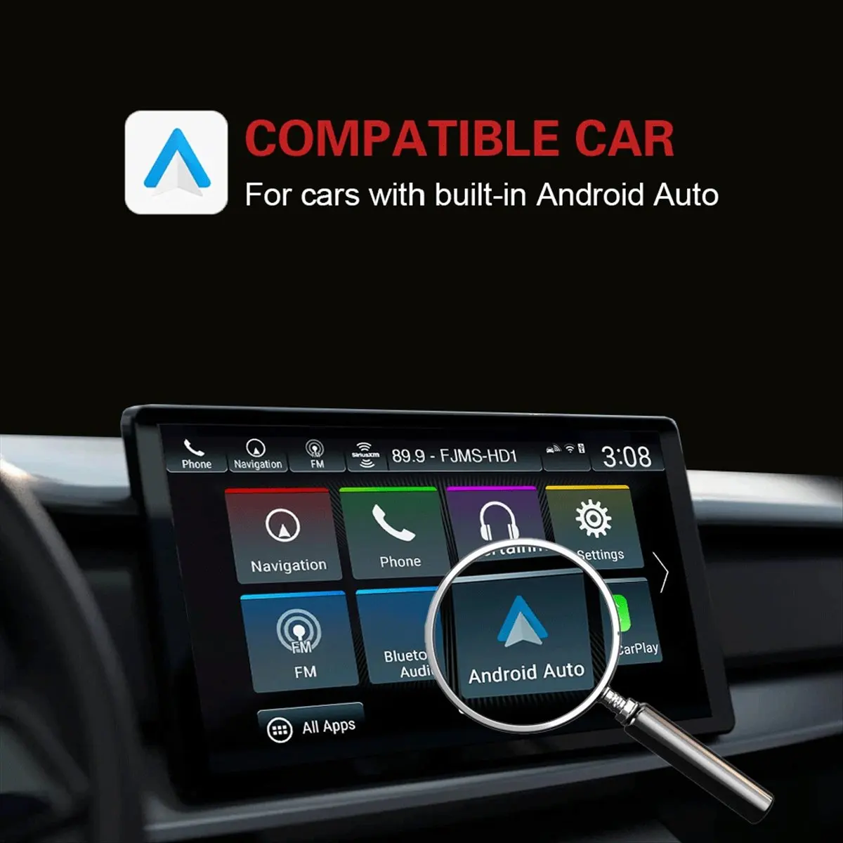 AA86 Mini 6.0 Original-Car Wired to Wireless Carplay Box Dual Channel for Android Auto Car Navigation AI Box Car Universal