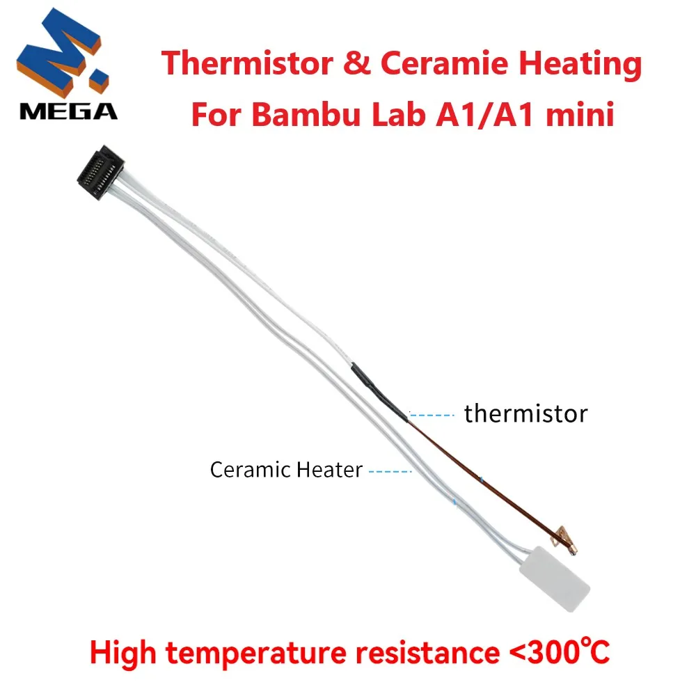 �y�Z�[�����zBambu Lab A1/A1 mini�p�T�[�~�X�^���Z���~�b�N���M�v���[�g�A3D�v�����^�[�z�b�g�G���h�q�[�^�[�J�[�g���b�W70W NTC 100K