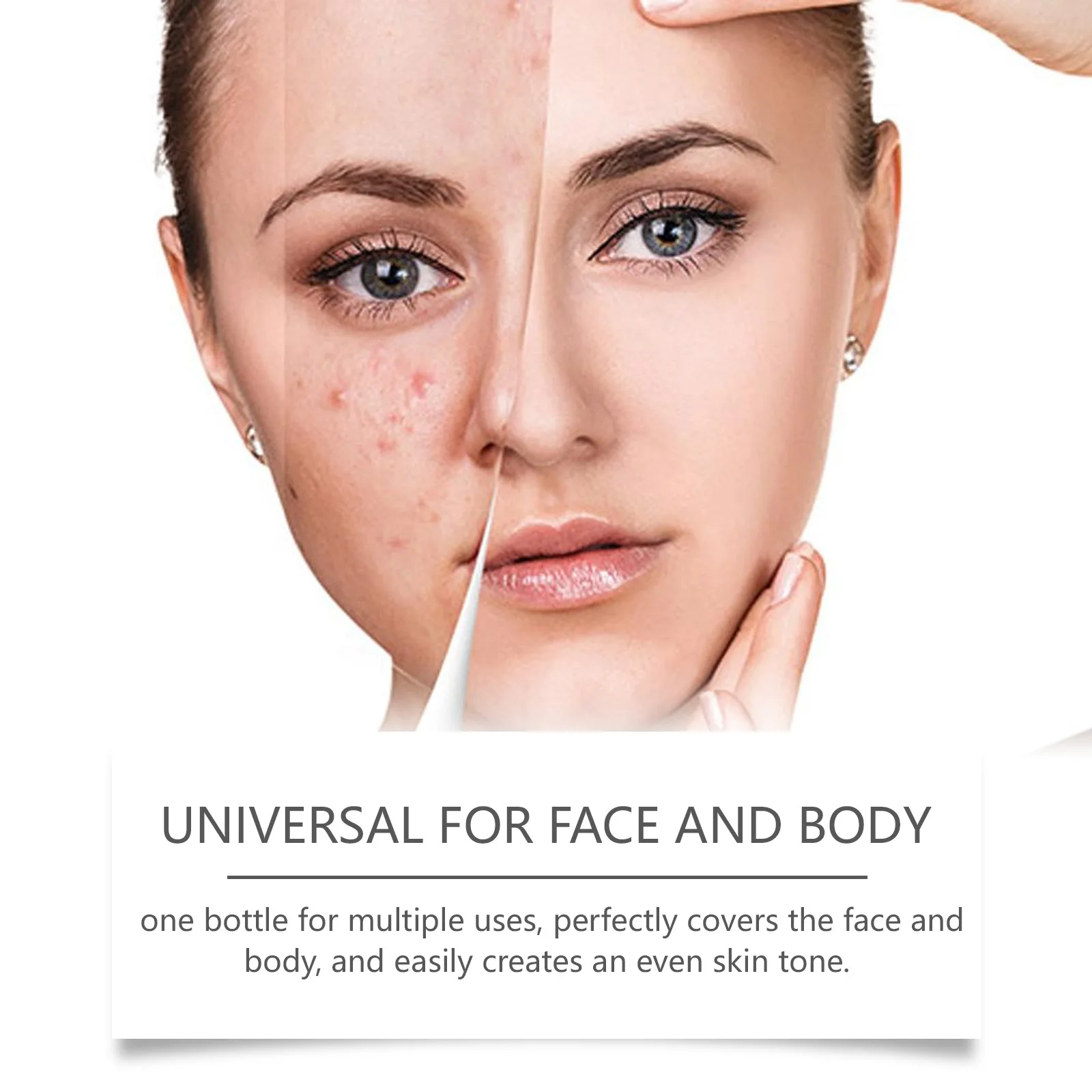 EELHOE Body Concealer Volledige dekking Vlekkeloze langdurige littekenbedekking Vlekken Natuurlijke afwerking Professionele waterdichte concealer