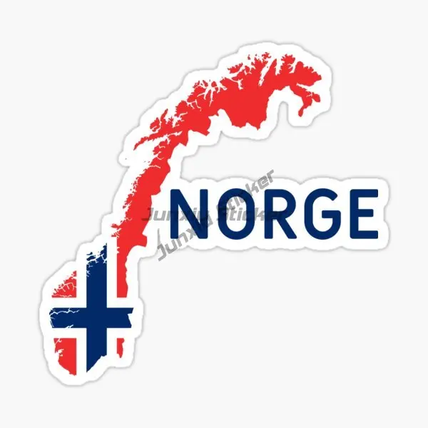 

Norway Flag Map Creative Personalized PVC Car Stickers for Car Bicycle Motorcycle Decoration Accessorie