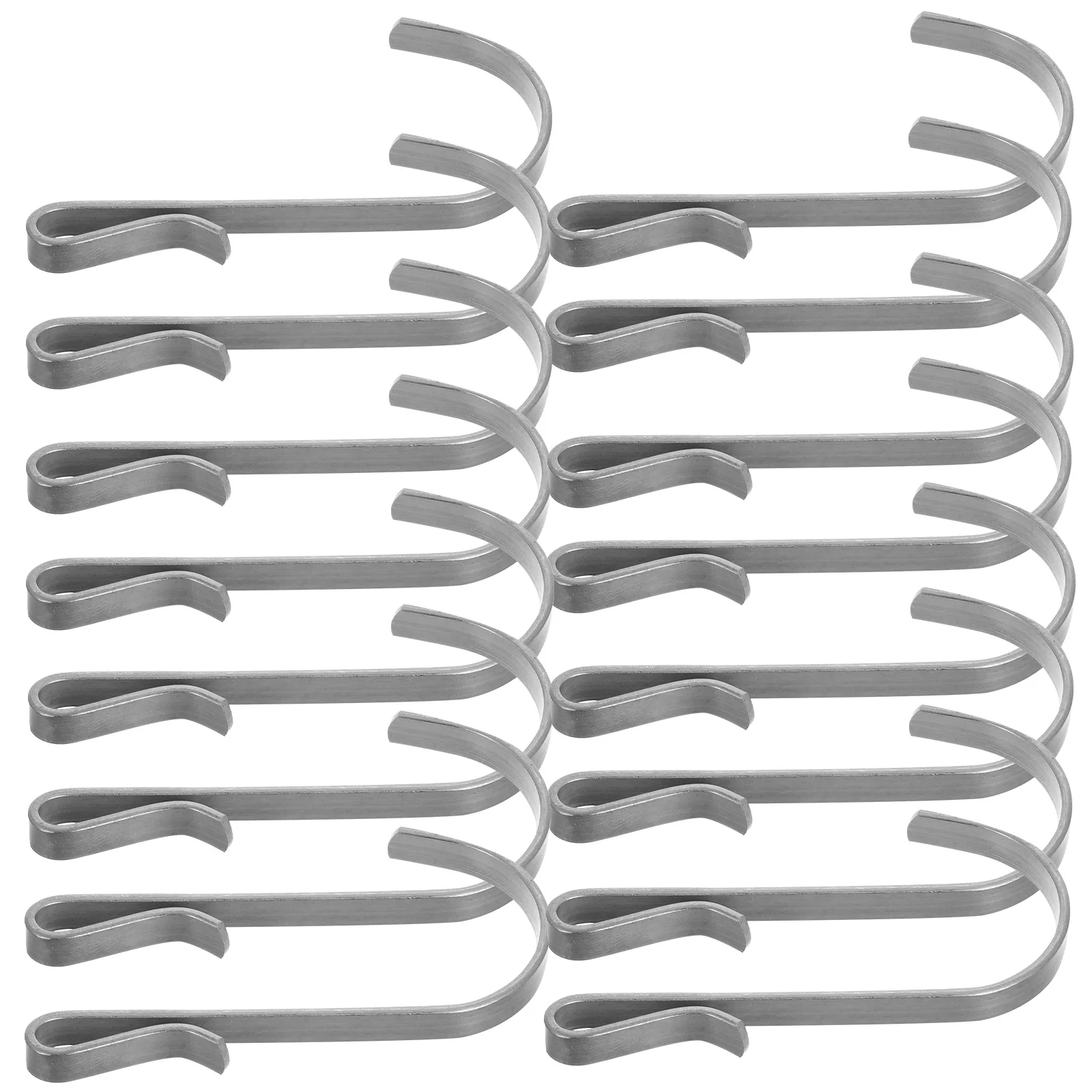 

Stainless Steel J Hooks for Hanging Wire Rack Shelf Closet Bathroom Storage Heavy Duty Durable Corrosion Resistant Utility Hooks