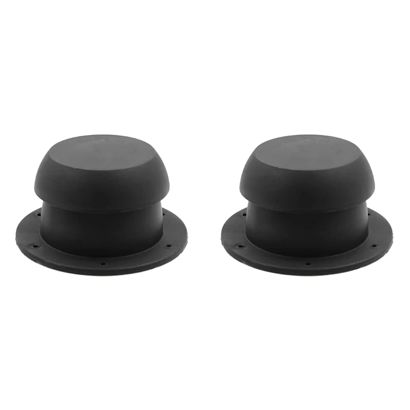 

B59B-2X Vent Air Exhaust Fan Mushroom Head Shape RV Roof Motorhome Ventilation Cap For Rvs Station Wagons Camping(Black)