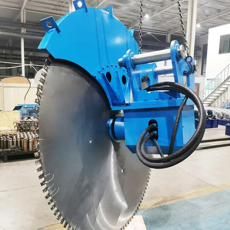 Hot Product Hydraulic Rock Saw Saw For Cutting Tunnel Mining Stone Sawing Machine Use For Building Demolition Mining Quarrying