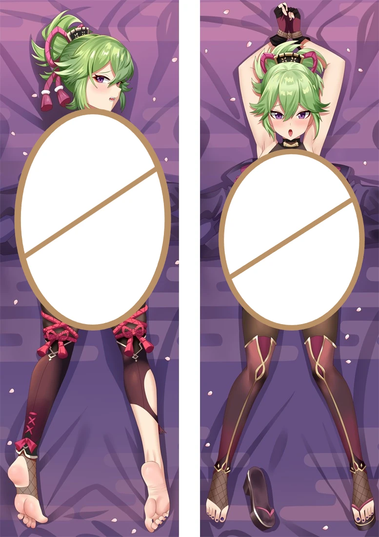 

Чехол на подушку в стиле аниме Dakimakura Kuki Shinobu с двусторонним принтом 2 Way