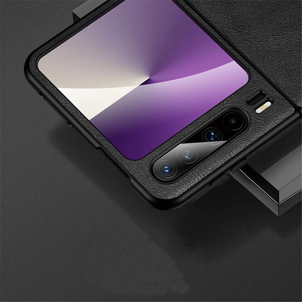 Wysokiej jakości etui Litchi ze skóry PU do biznesowej okładki Huawei Pura X