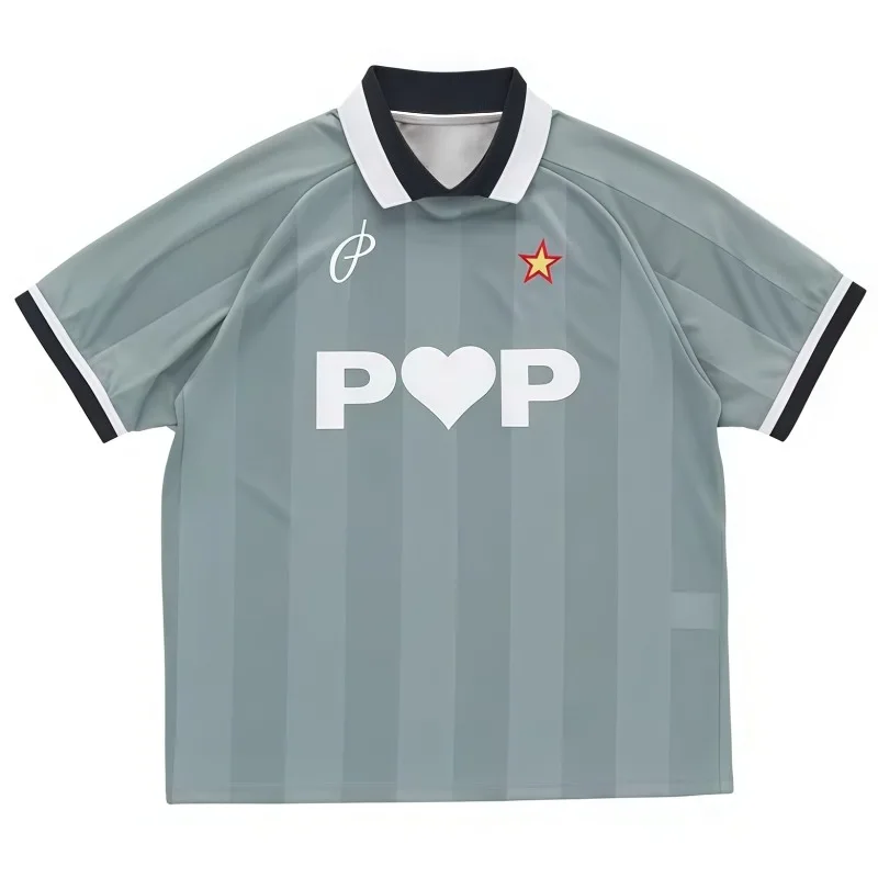 

2025 new POLO football mountain, family jerseys for men and women, fast drying, breathable and casual sports