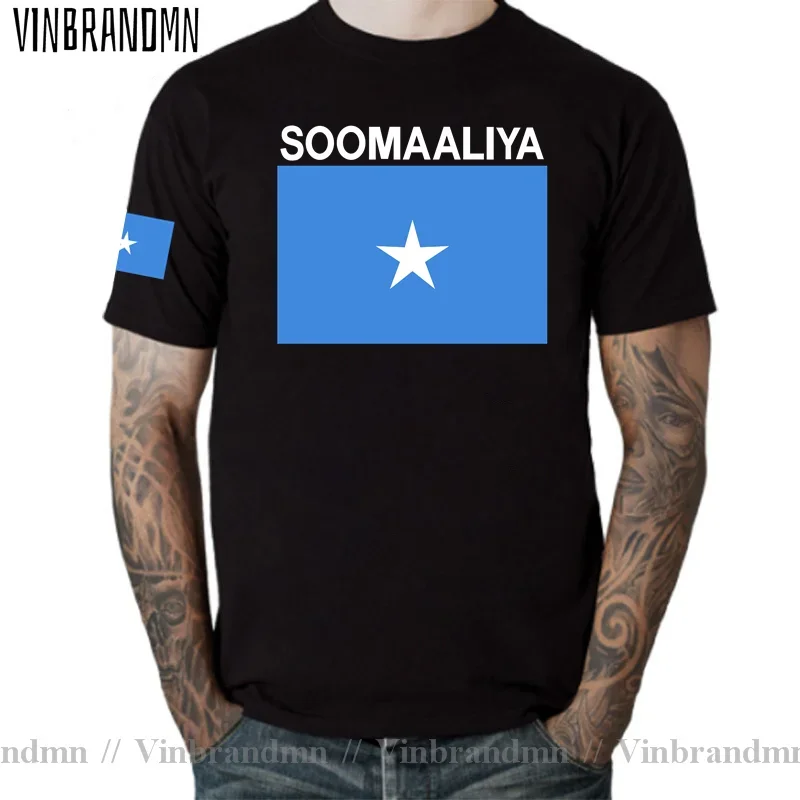 Somalia Somali T shirts Men Newest Fashion Jerseys Nation Team 100% Cotton T-shirts Clothing Tees Country Flag Soomaaliya SOM SO