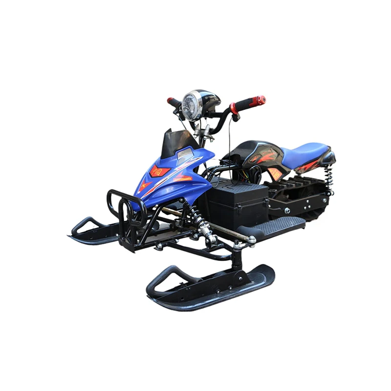 High Quality Snowmobile Electric Ski Car Vehicle Small Snowmobile Children's Playground Electric Snow Racer