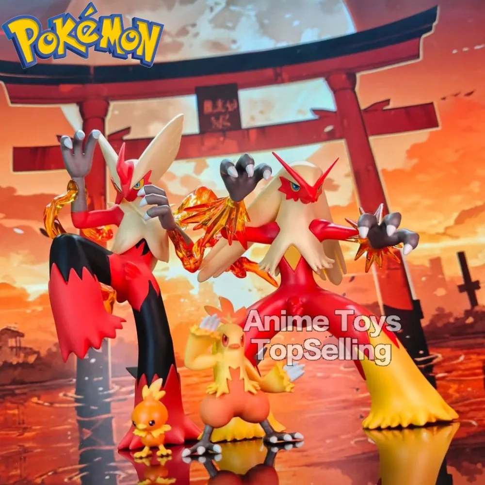 2-8 سنتيمتر أنيمي بوكيمون الشكل Blaziken مجموعة تطور عمل أرقام البلاستيكية جمع نموذج لعب للأطفال الهدايا