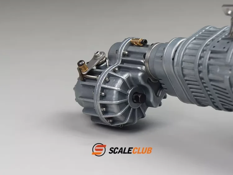 Scaleclub Modell für Tamiya 1/14 Shot 27t Vorder- und Hinterachsdifferenziale Vorder- und Hinterachsgetriebe mit integrierten Schaltungen – Detail 10