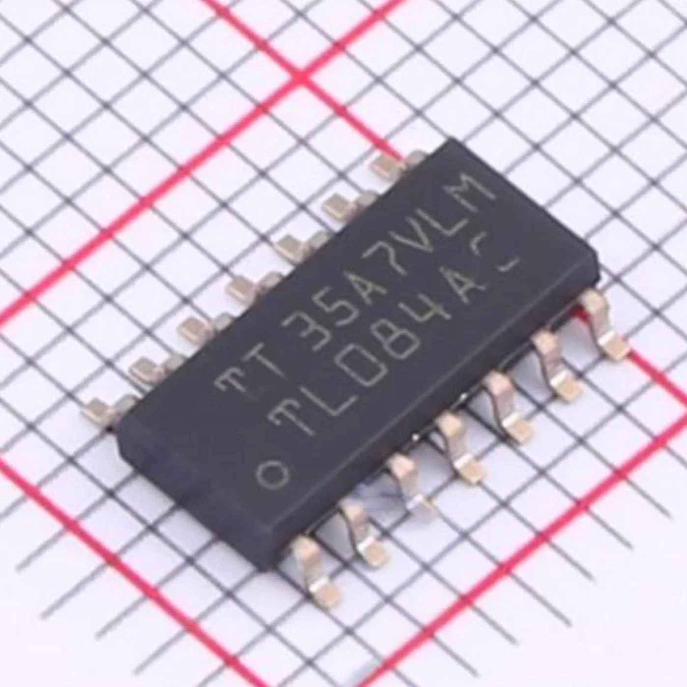 

10 шт. TL084ACDR SOIC-14 SOP-14 НОВЫЙ Оригинальный операционный усилитель с FET-входом 13В/us 3мВ 30пА 3МГц IC OPAMP JFET 4-канальный 14SOIC TL084ACDR