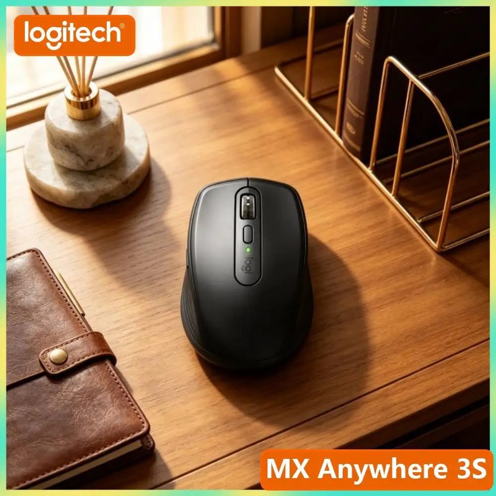 Travel MX Anywhere 3S - 8K DPI, 3-Device Bluetooth, Quick Charge, Perfect for Perfume Short Trip & On-site Task