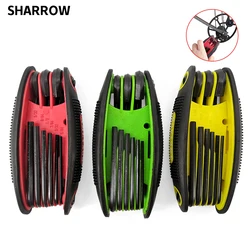 1pc Archery Wrench 9 in1 Hex Key Allen Key Combo Wrench Set Multi-Tool Compound Bow Portable Shooting Hunting Accessories