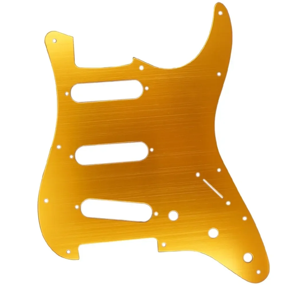 11 Hole SSS Metal Guitar Pickguard Scratch Plate For ST Electric Guitars Aluminum Guitar Parts Replacement 5 Colors