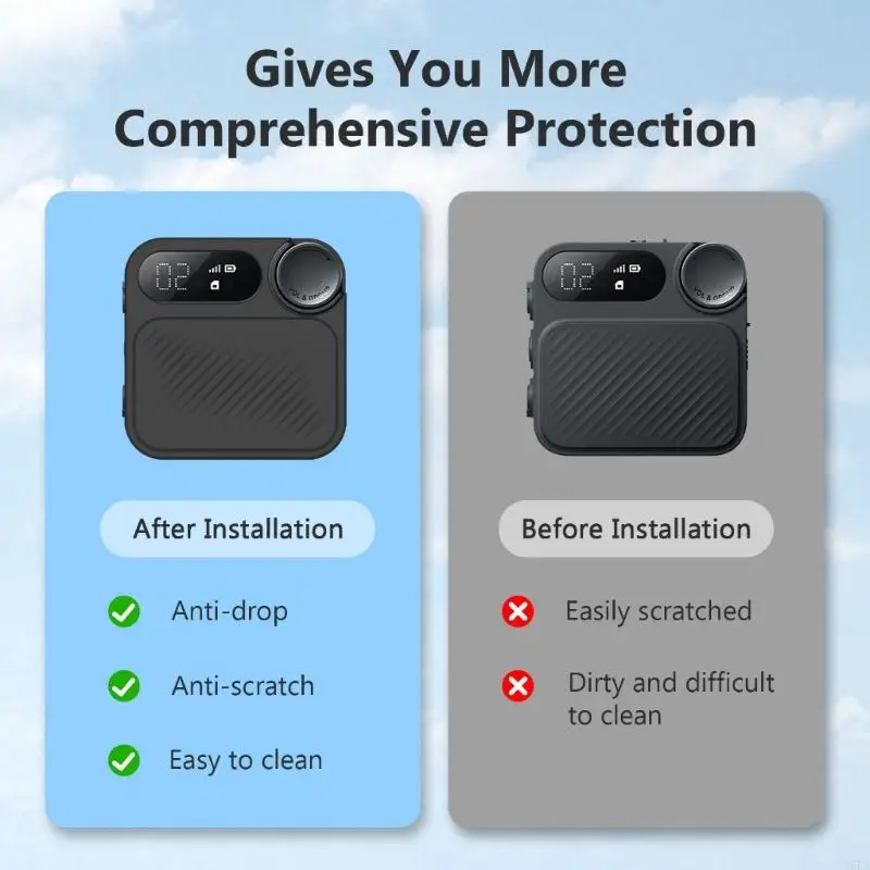 T5EA Impact Resistance Guard Silicone Sleeve Skin Enclosure สำหรับ Sports Tway Way Radio